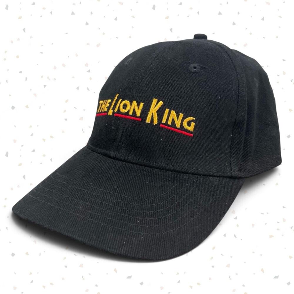 Lion King Hat Baseball Broadway Disney Dad Cap Black Metal Adjustable One Size